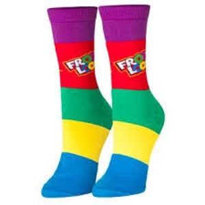Crazy Socks, Unisex,Froot Loops, Crew Socks, Novelty Silly Fun Cute